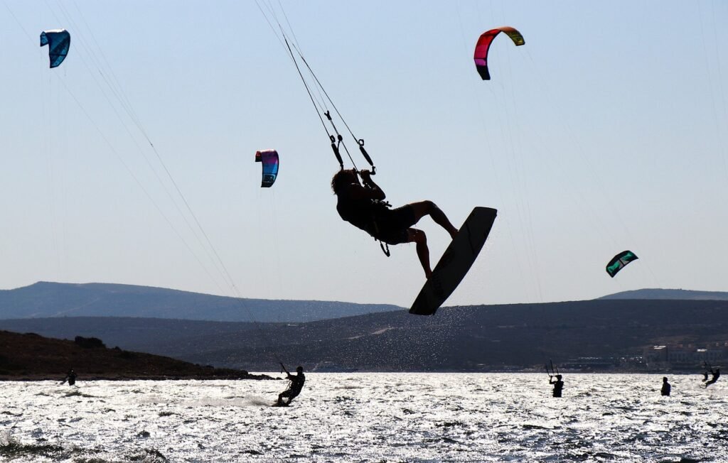 Kitesurfing