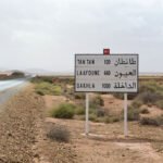 Road to the Moroccan Sahara.